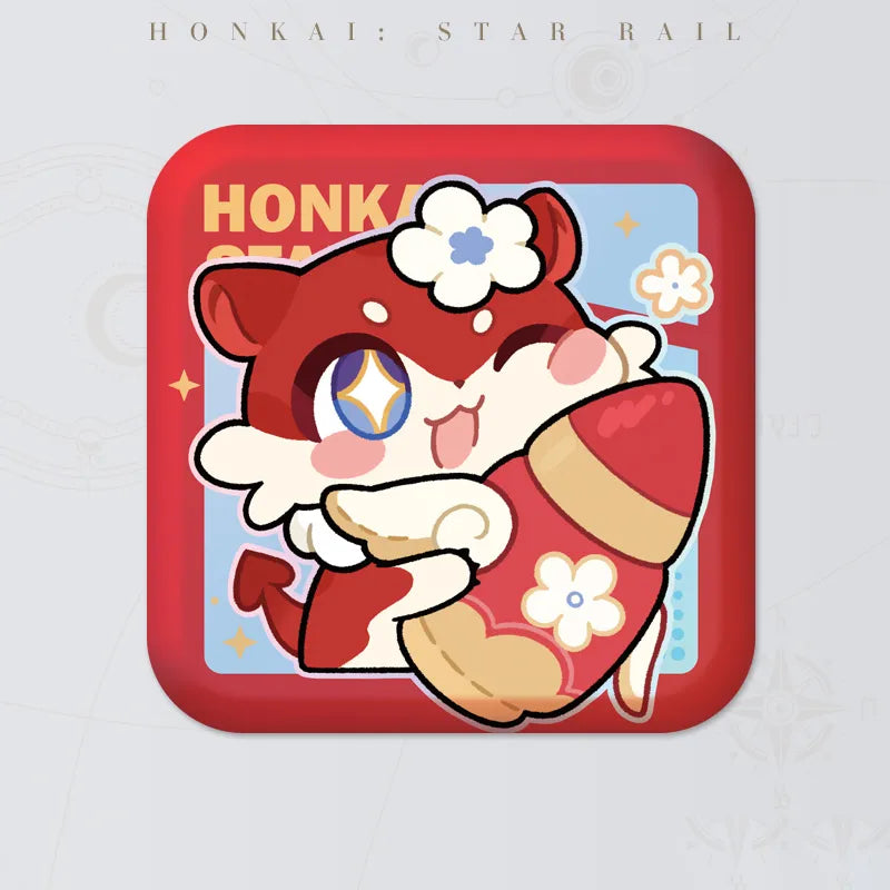 Honkai: Star Rail Pom-Pom Gallery Candied Apple square badge