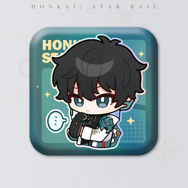 Honkai: Star Rail Pom-Pom Gallery Dan Heng A ver. square badge