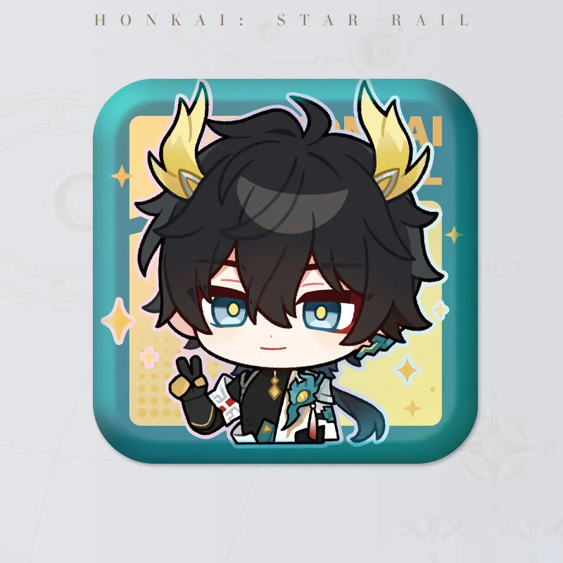 Honkai: Star Rail Pom-Pom Gallery Dan Heng • Permansor Terrae square badge