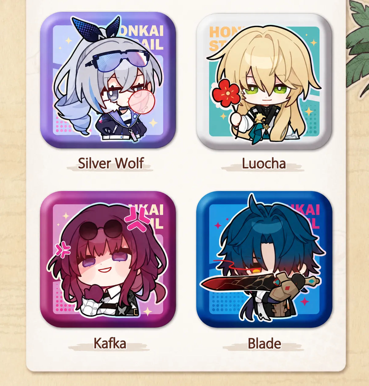 Honkai: Star Rail Pom-Pom Gallery Square Badges detail 13