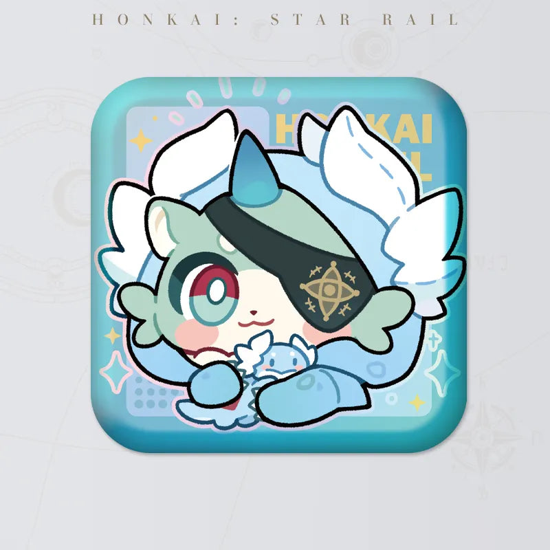 Honkai: Star Rail Pom-Pom Gallery Nanus square badge