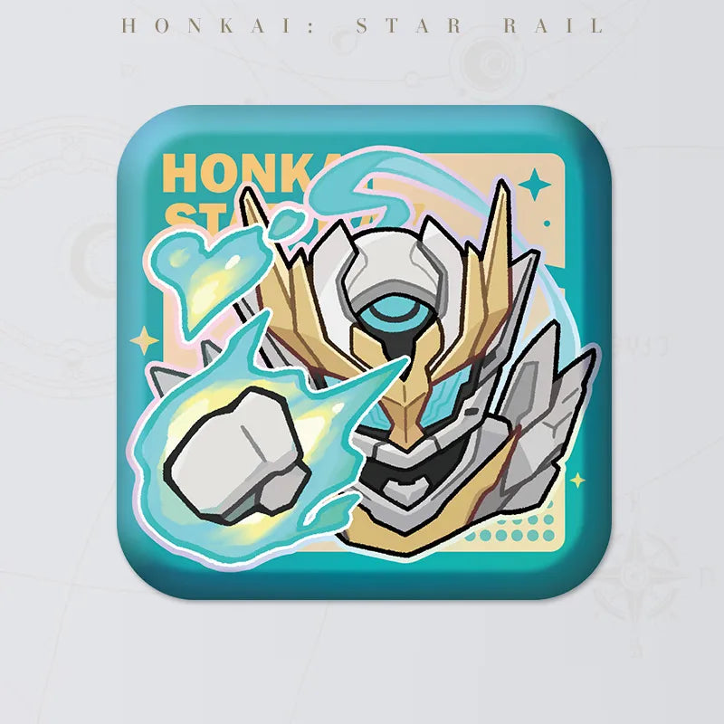 Honkai: Star Rail Pom-Pom Gallery Sam square badge