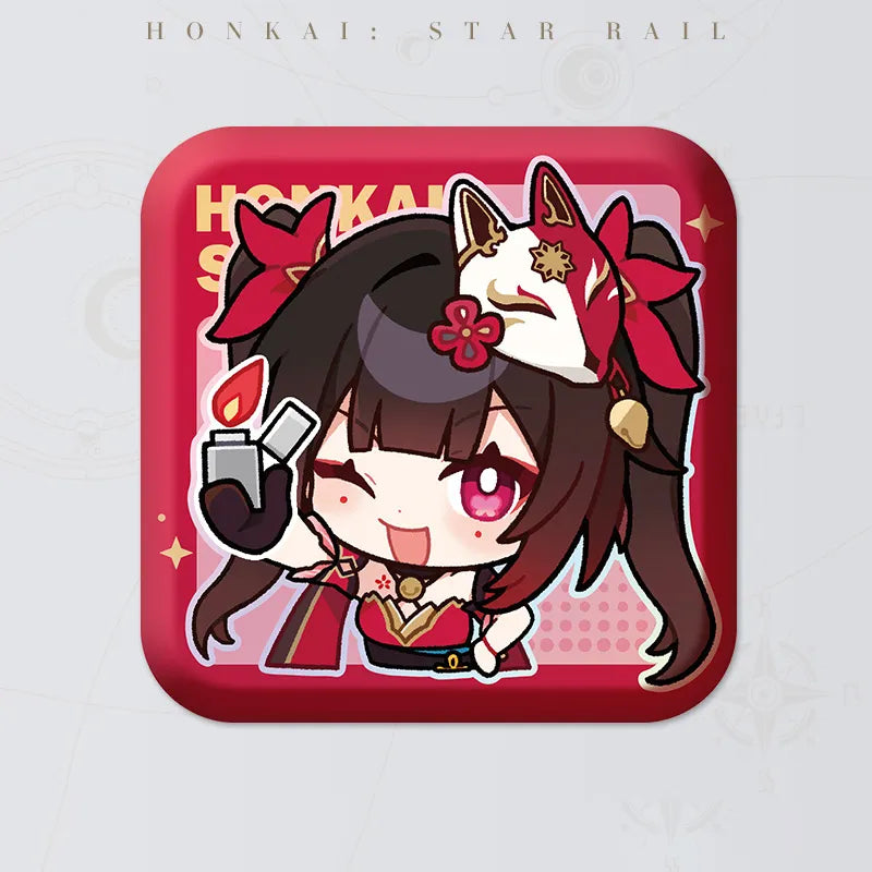 Honkai: Star Rail Pom-Pom Gallery Sparkle square badge