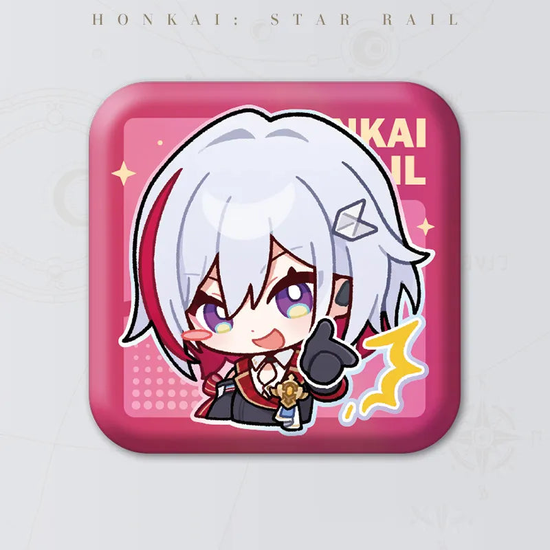 Honkai: Star Rail Pom-Pom Gallery Topaz square badge