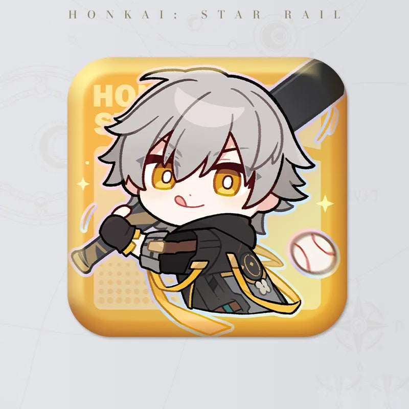 Honkai: Star Rail Pom-Pom Gallery Trailblazer Male · Elation square badge