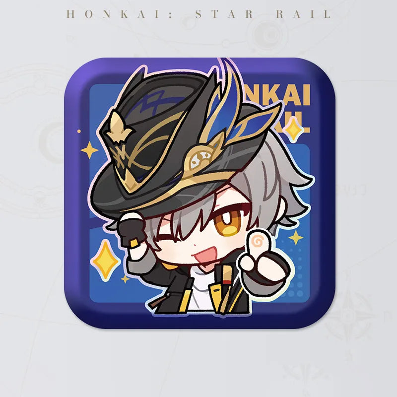 Honkai: Star Rail Pom-Pom Gallery Trailblazer Male · Harmony square badge