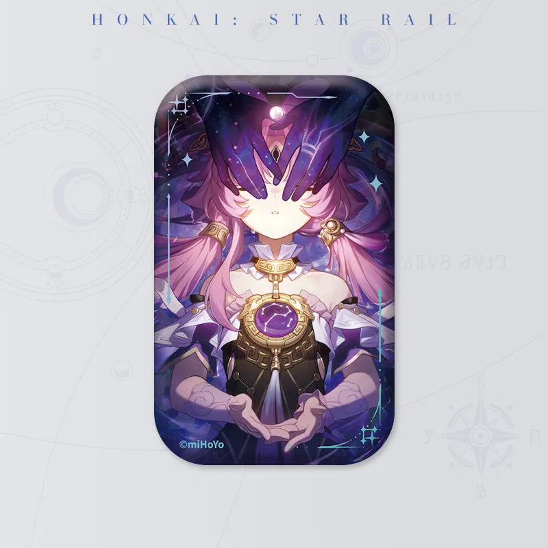 Honkai: Star Rail She Already Shut Her Eyes Light Cone Tinplate Badge