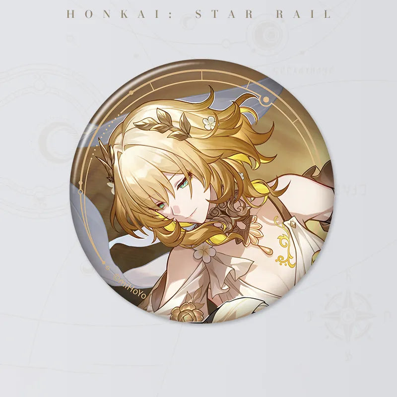 Honkai: Star Rail Starry Invitation Series Aglaea round badge