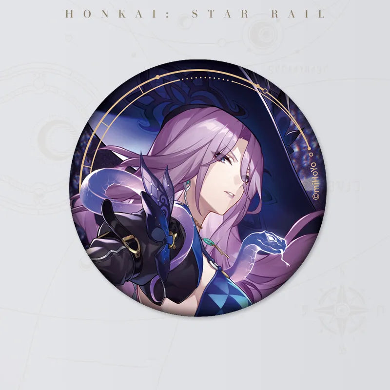 Honkai: Star Rail Starry Invitation Series Jade round badge
