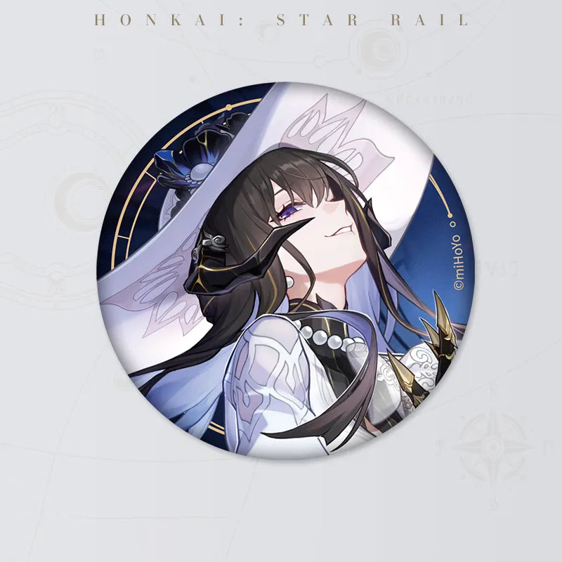 Honkai: Star Rail Starry Invitation Series The Dahlia round badge