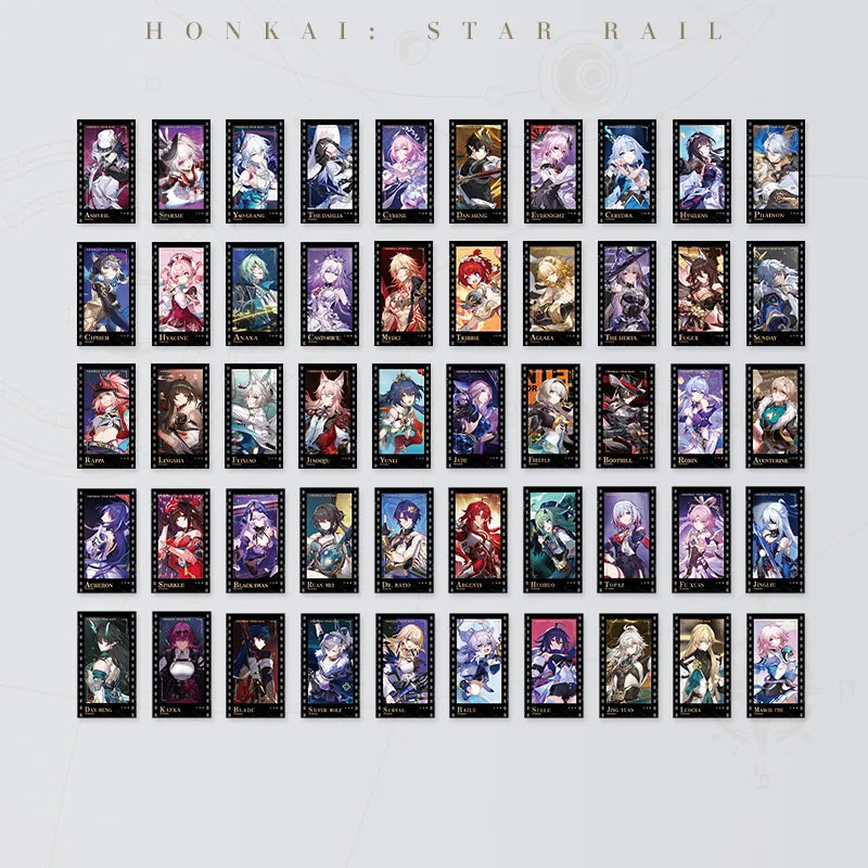 Honkai: Star Rail Starry Invitation Series Filmstrip Cards collection overview 3