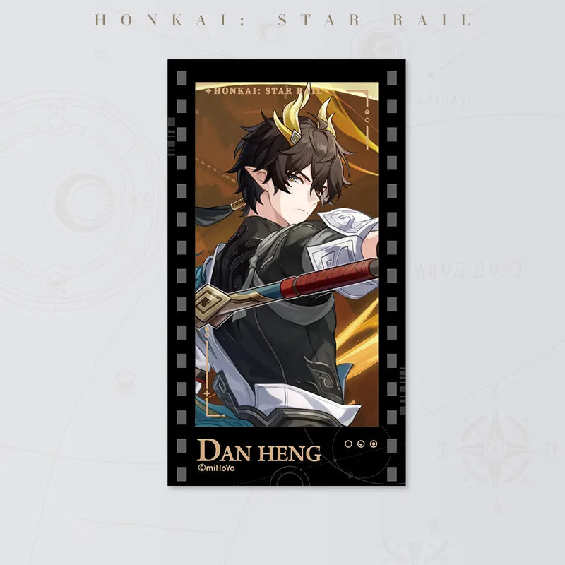 Honkai: Star Rail Starry Invitation Series Dan Heng • Permansor Terrae Filmstrip Card on white background