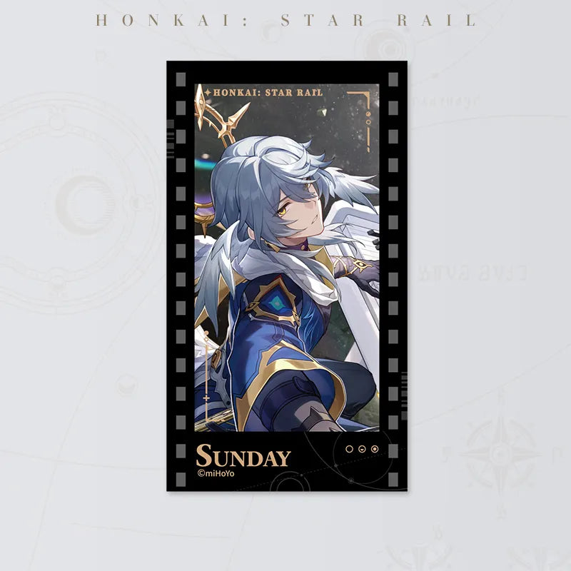 Honkai: Star Rail Starry Invitation Series Sunday Filmstrip Card on white background
