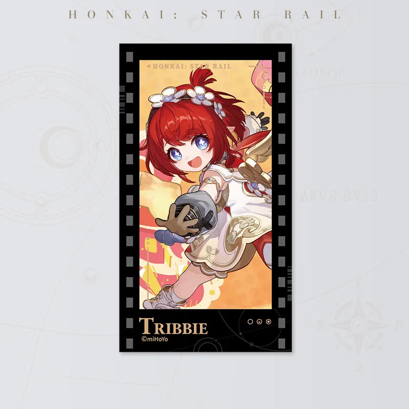 Honkai: Star Rail Starry Invitation Series Tribbie Filmstrip Card on white background