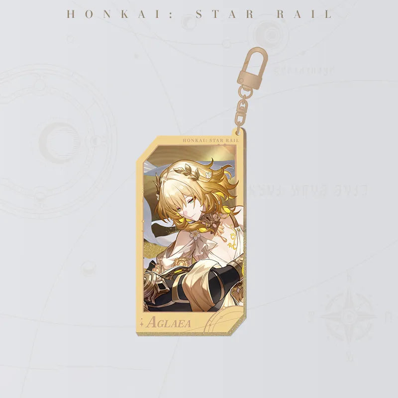 Honkai: Star Rail Starry Invitation Series Aglaea Flowing Sand Acrylic Charm