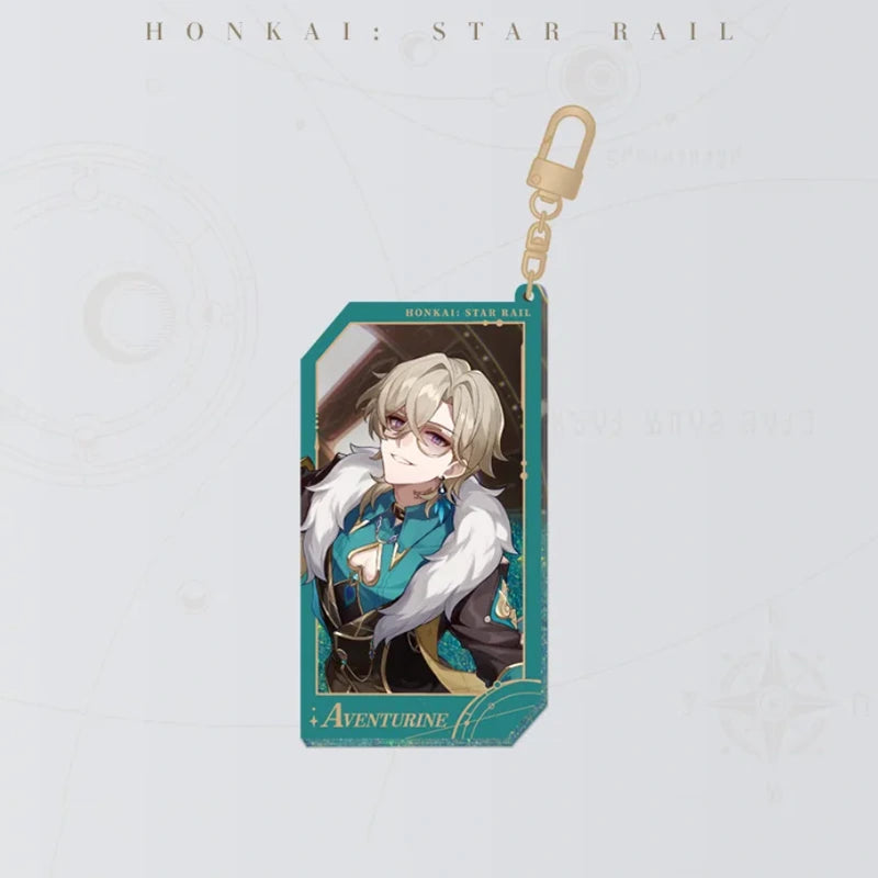 Honkai: Star Rail Starry Invitation Series Aventurine Flowing Sand Acrylic Charm