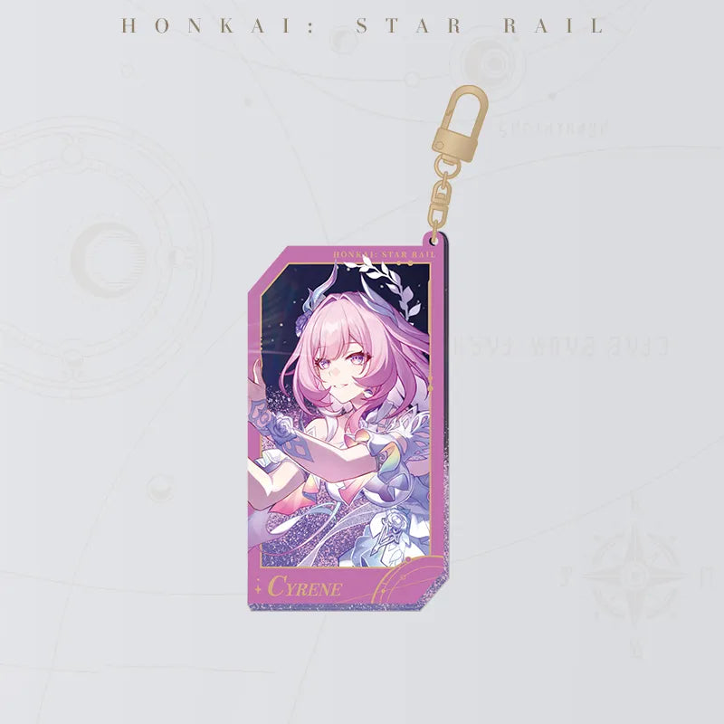Honkai: Star Rail Starry Invitation Series Cyrene Flowing Sand Acrylic Charm