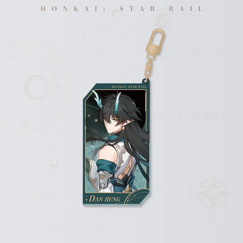 Honkai: Star Rail Starry Invitation Series Dan Heng • Imbibitor Lunae Flowing Sand Acrylic Charm