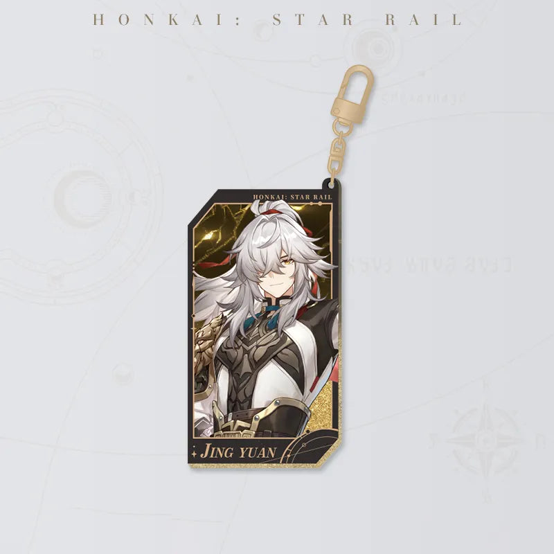 Honkai: Star Rail Starry Invitation Series Jing Yuan Flowing Sand Acrylic Charm