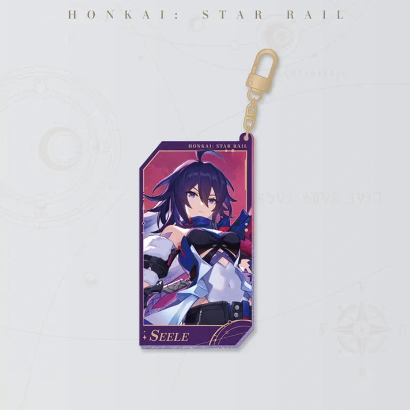 Honkai: Star Rail Starry Invitation Series Seele Flowing Sand Acrylic Charm