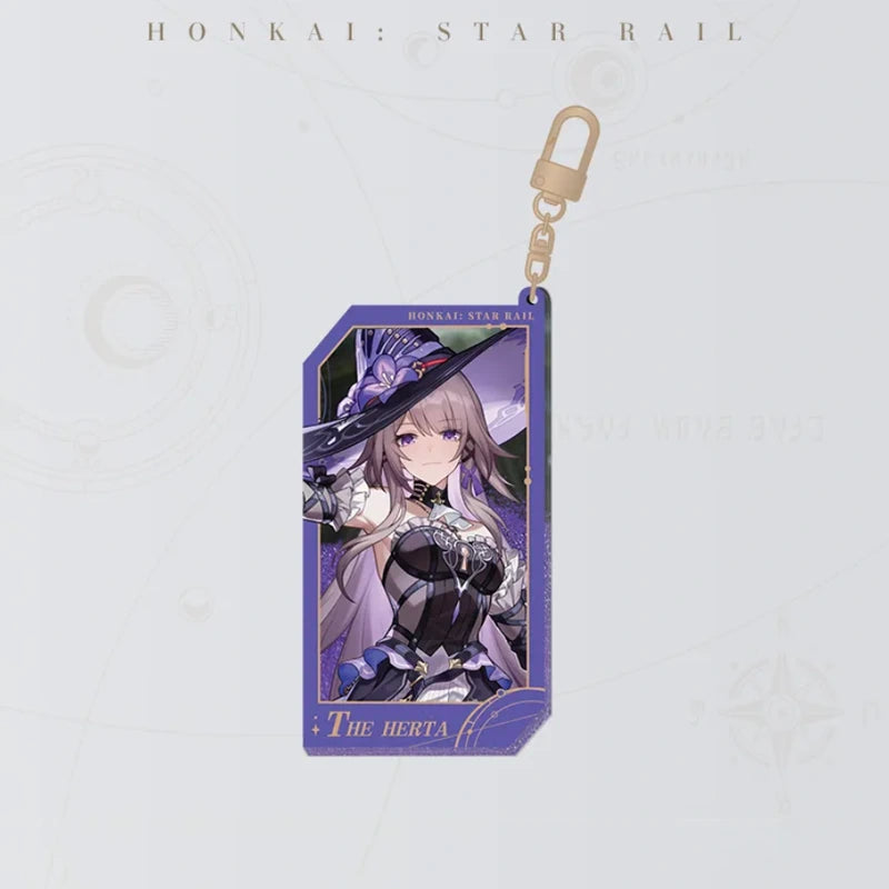 Honkai: Star Rail Starry Invitation Series The Herta Flowing Sand Acrylic Charm