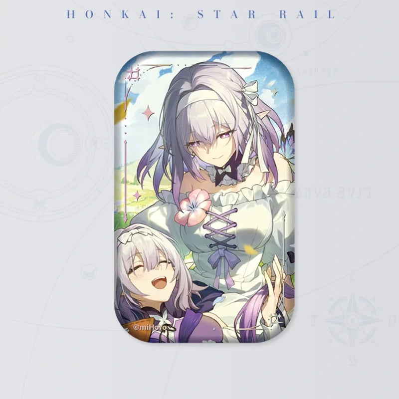 Honkai: Star Rail The Flower Remembers Light Cone Tinplate Badge