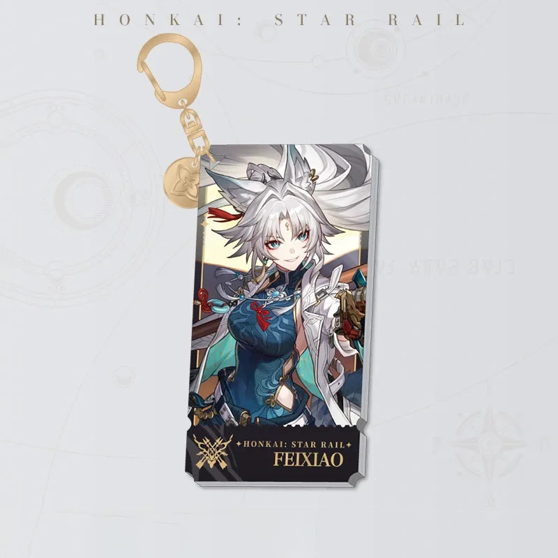 Honkai: Star Rail Feixiao The Hunt acrylic charm