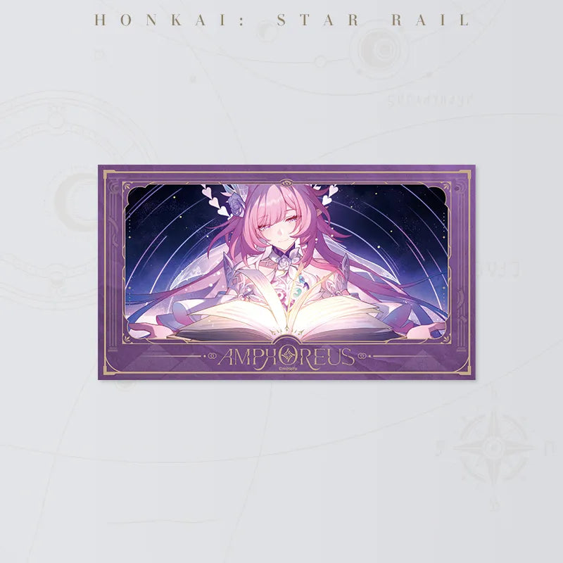 Honkai Star Rail Cyrene D film-style card featuring Cyrene with a glowing book