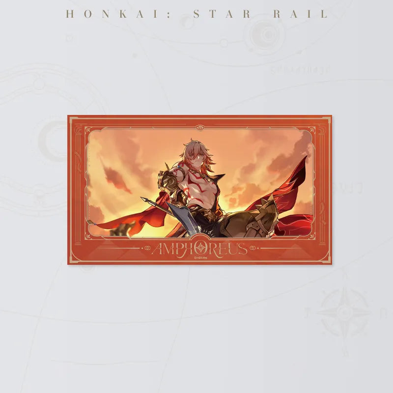 Honkai Star Rail Mydei film-style card featuring character artwork