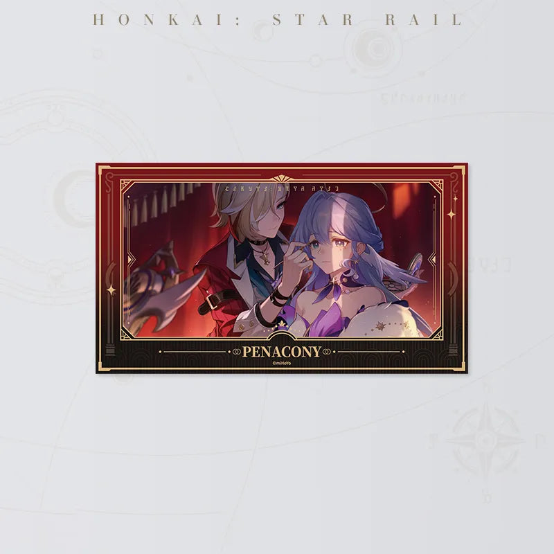 Honkai Star Rail Robin Behind the Curtain film-style card featuring Robin backstage