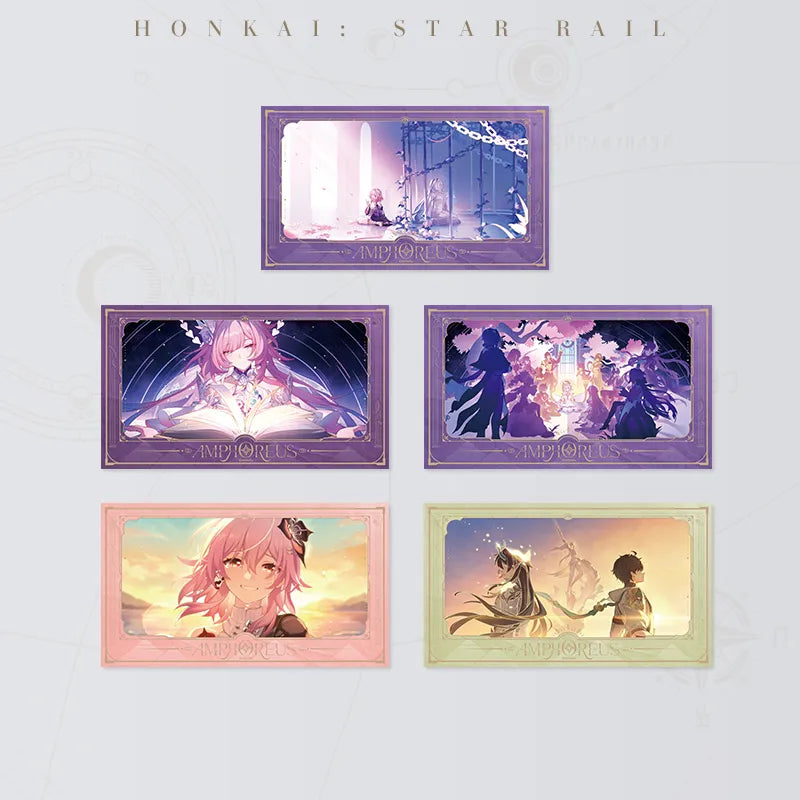 The Memories We Share Series film-style card collection with character artwork and decorative borders