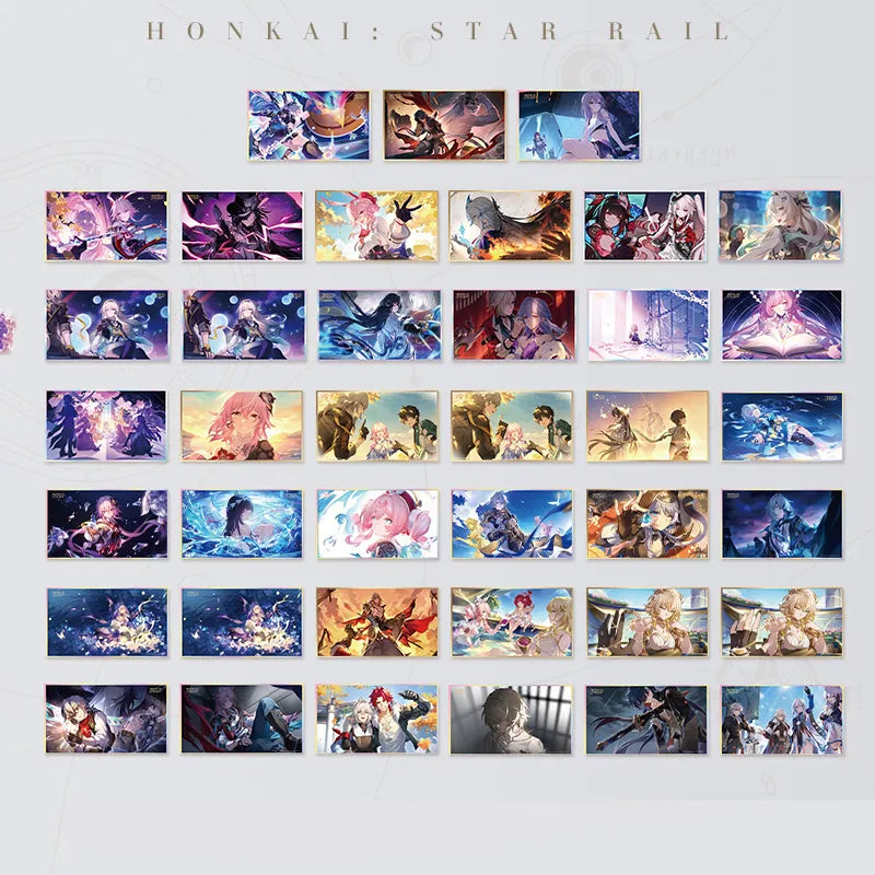 The Memories We Share PET art boards featuring Honkai Star Rail characters and story scenes