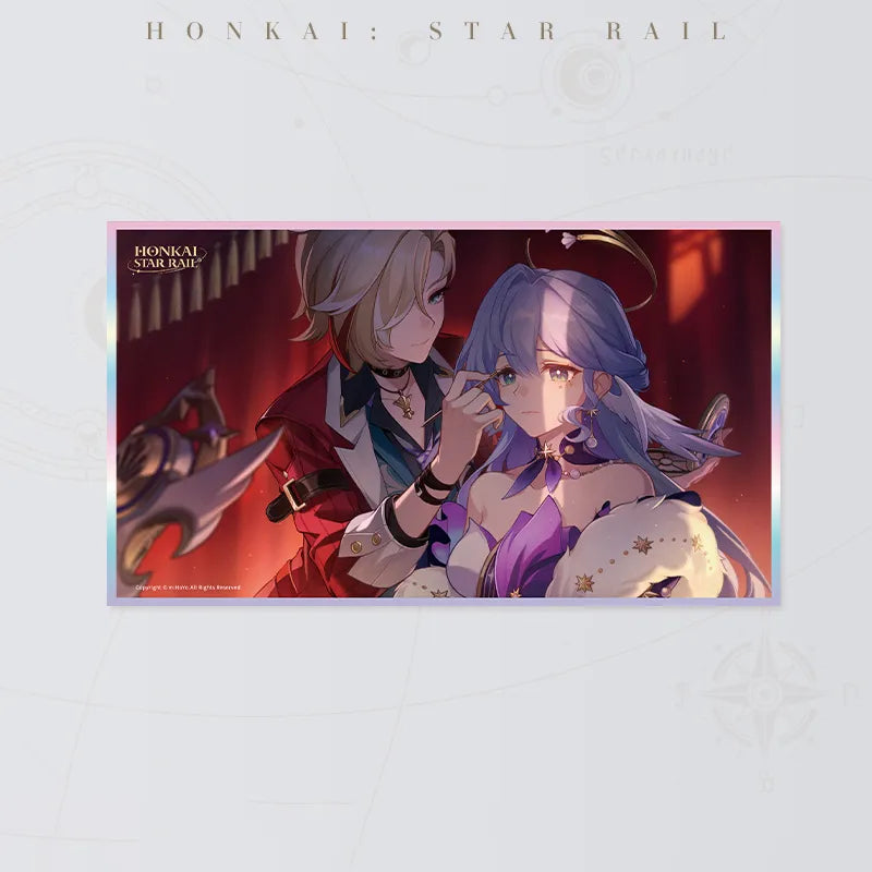 Honkai Star Rail Robin Behind the Curtain PET art board featuring Robin in a warm backstage scene