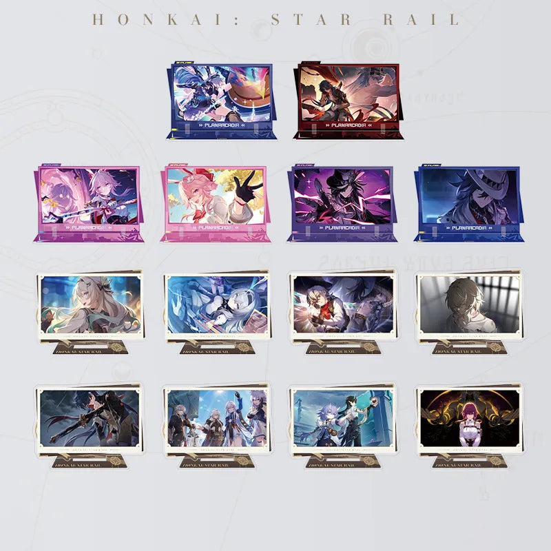 Honkai: Star Rail The Memories We Share Series acrylic standees featuring collectible character artwork