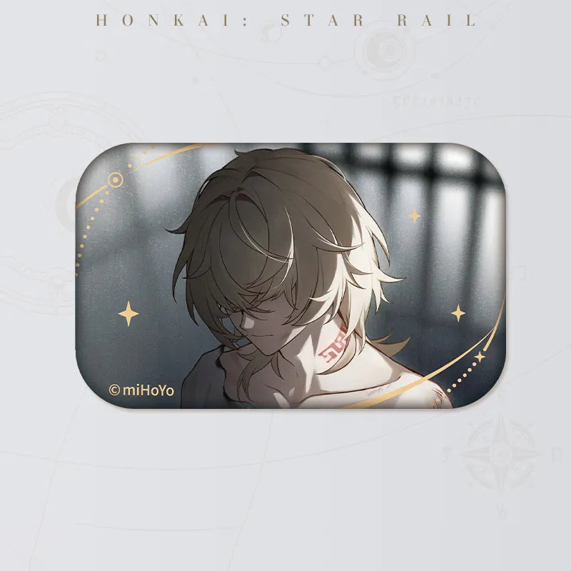 Honkai: Star Rail Aventurine collectible tinplate badge