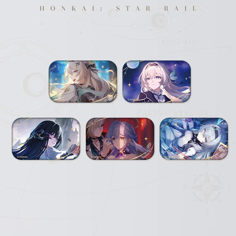 Honkai: Star Rail character badge collection from The Memories We Share Series