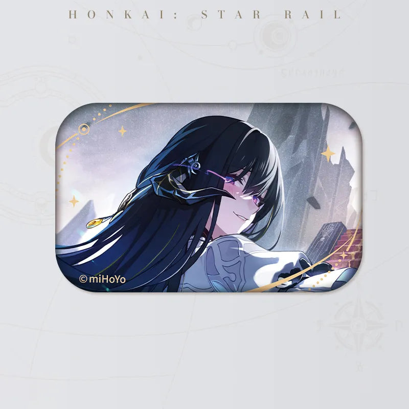 Honkai: Star Rail The Dahlia collectible tinplate badge featuring The Power of Betrayal artwork