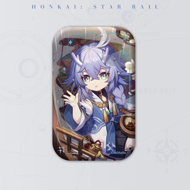 Honkai: Star Rail Time Waits for No One Light Cone Tinplate Badge