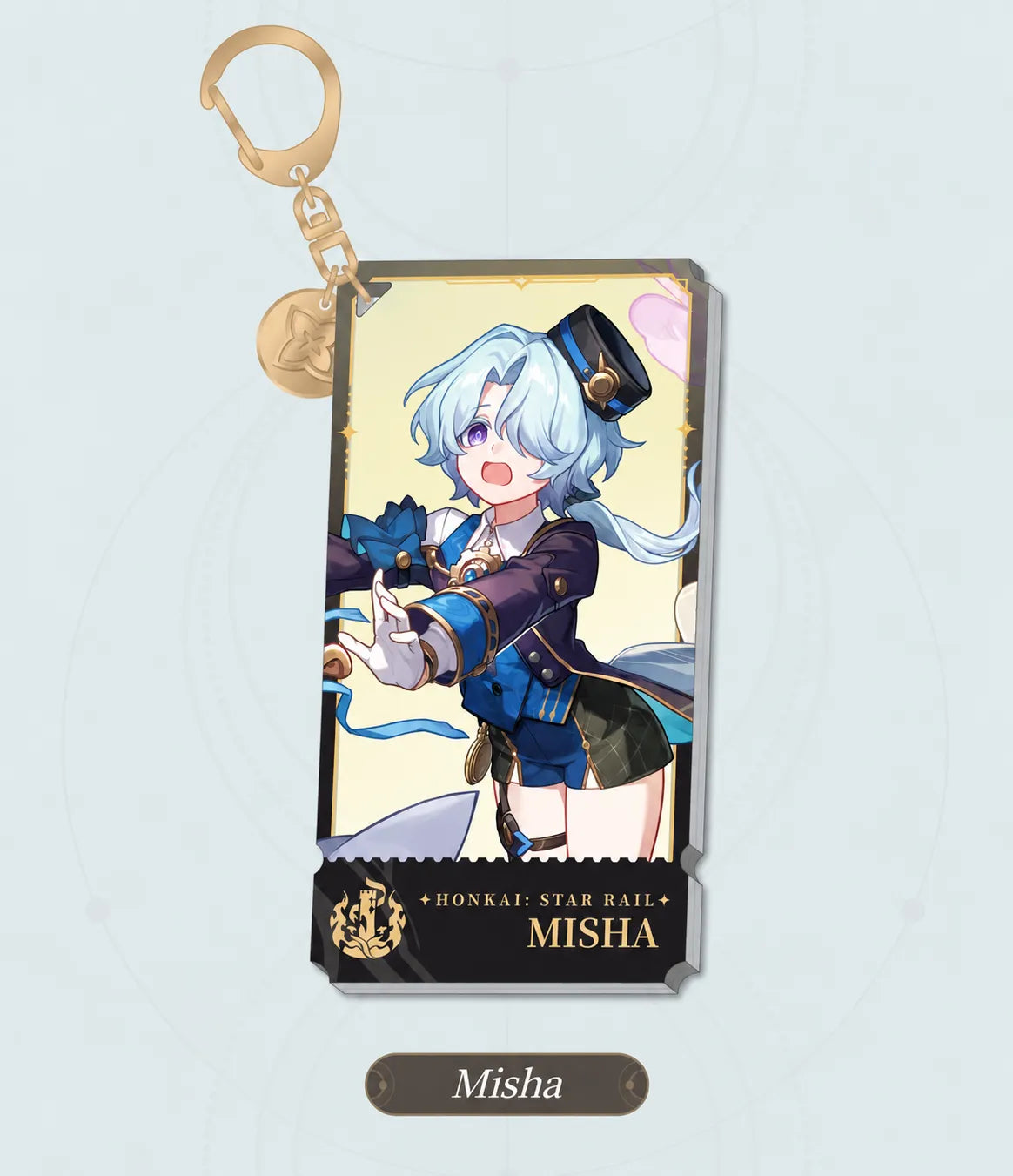 Misha Character Artwork Series Destruction Acrylic Charm details