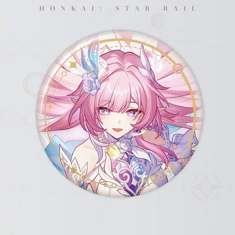 Honkai: Star Rail Cyrene Character Artwork Series Remembrance Tinplate Badge