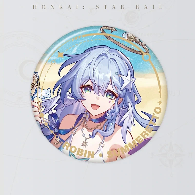 Honkai: Star Rail Robin • Summeretto Character Artwork Series Remembrance Tinplate Badge