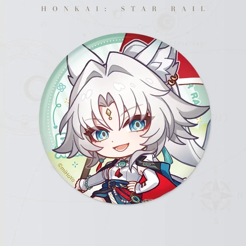 Honkai: Star Rail Feixiao Time to Feast! chibi tinplate badge