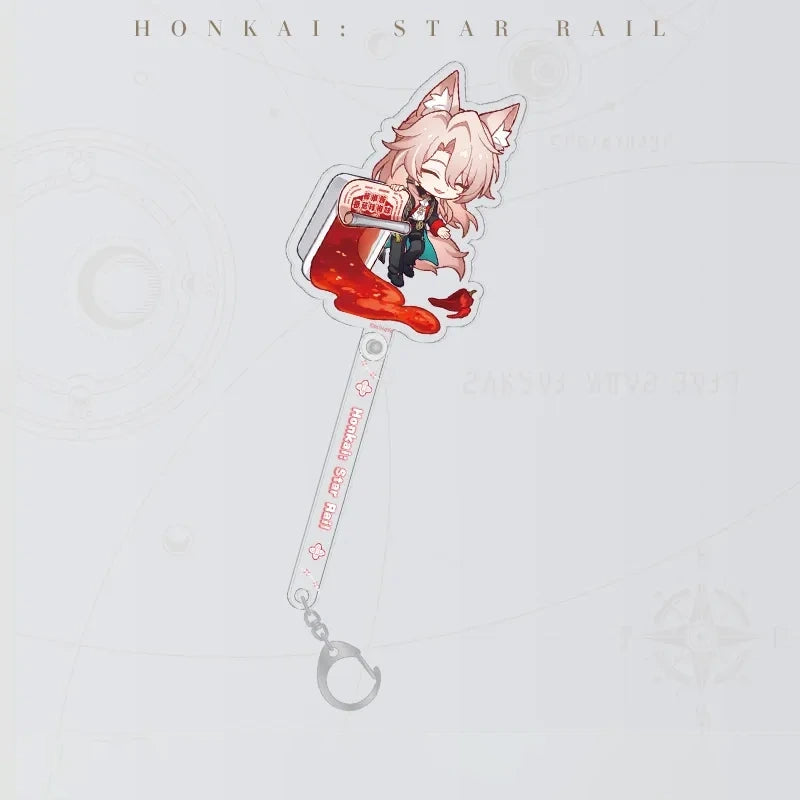 Honkai: Star Rail Jiaoqiu Time to Feast! chibi acrylic photo prop