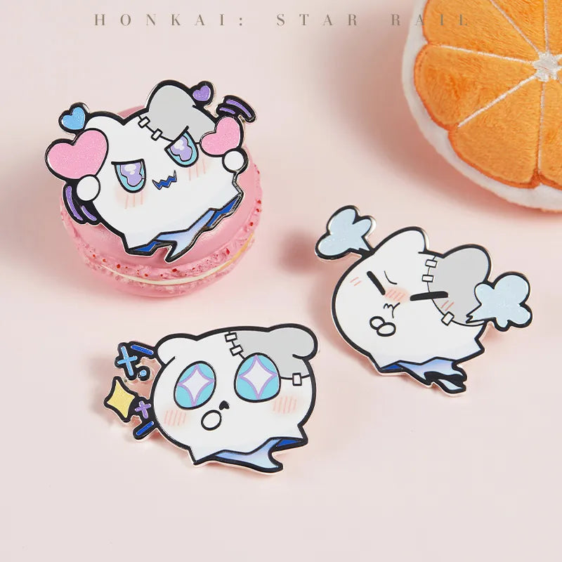 Honkai: Star Rail Wubbaboo Moment Series Metal Badges collection