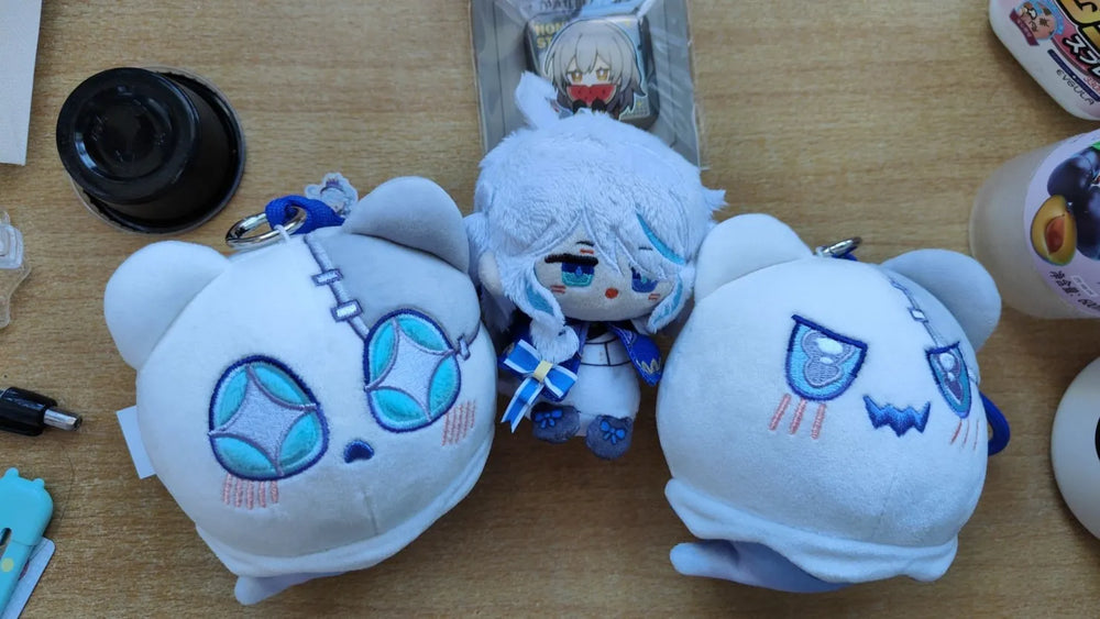 Honkai: Star Rail Chaveiros de Pelúcia Wubbaboo Moment Series