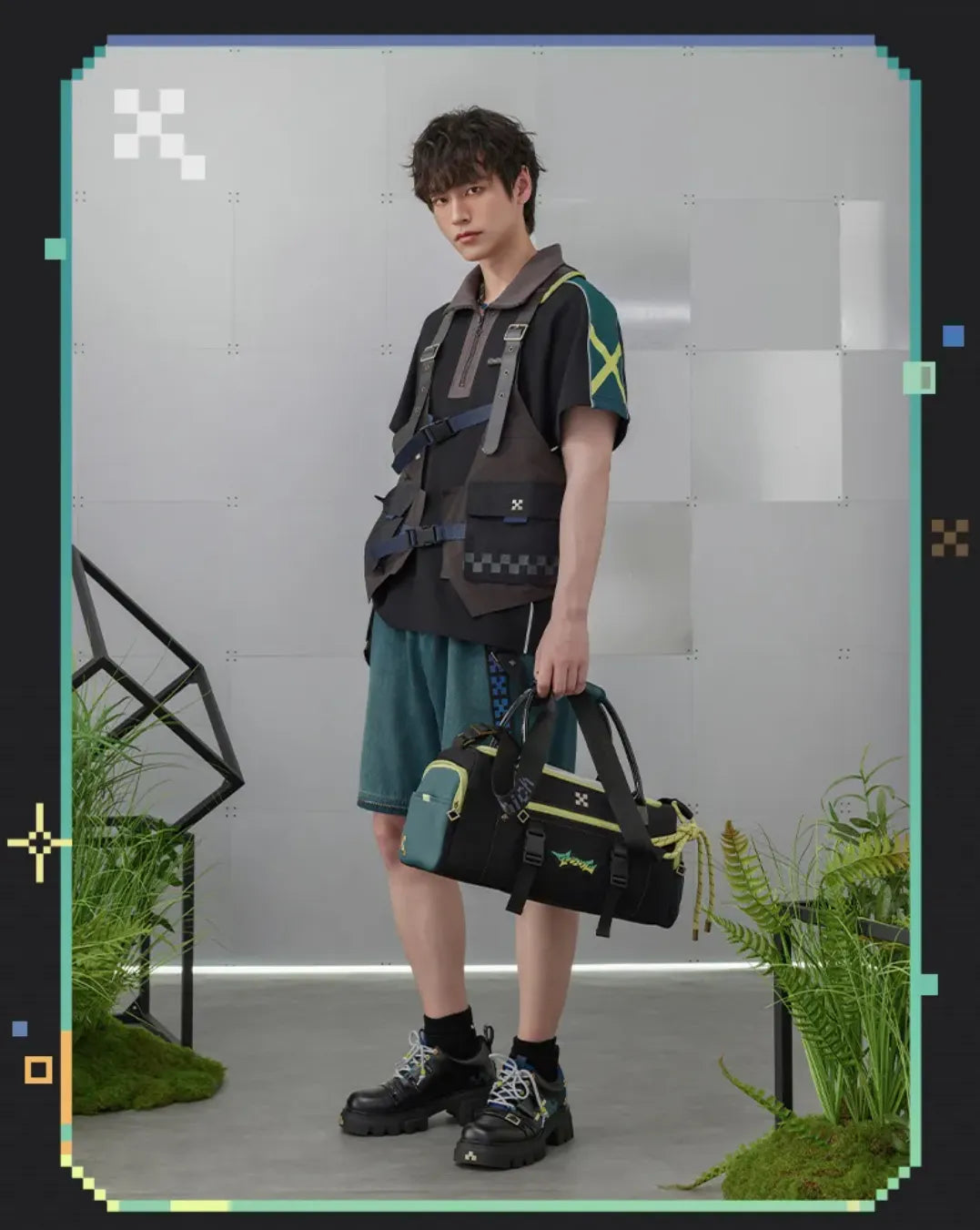 Character themed fashion accessory showcase