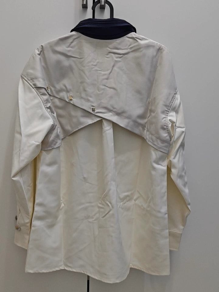 Genshin Impact Albedo Casual Shirt – Ivory / Navy