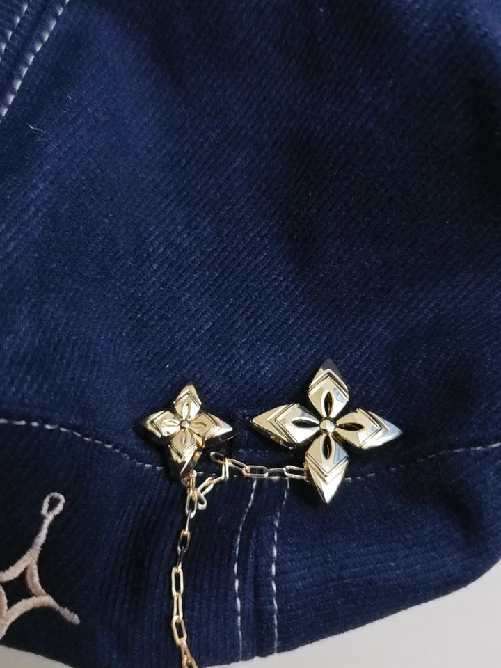 Genshin Impact Albedo Theme Navy Beret