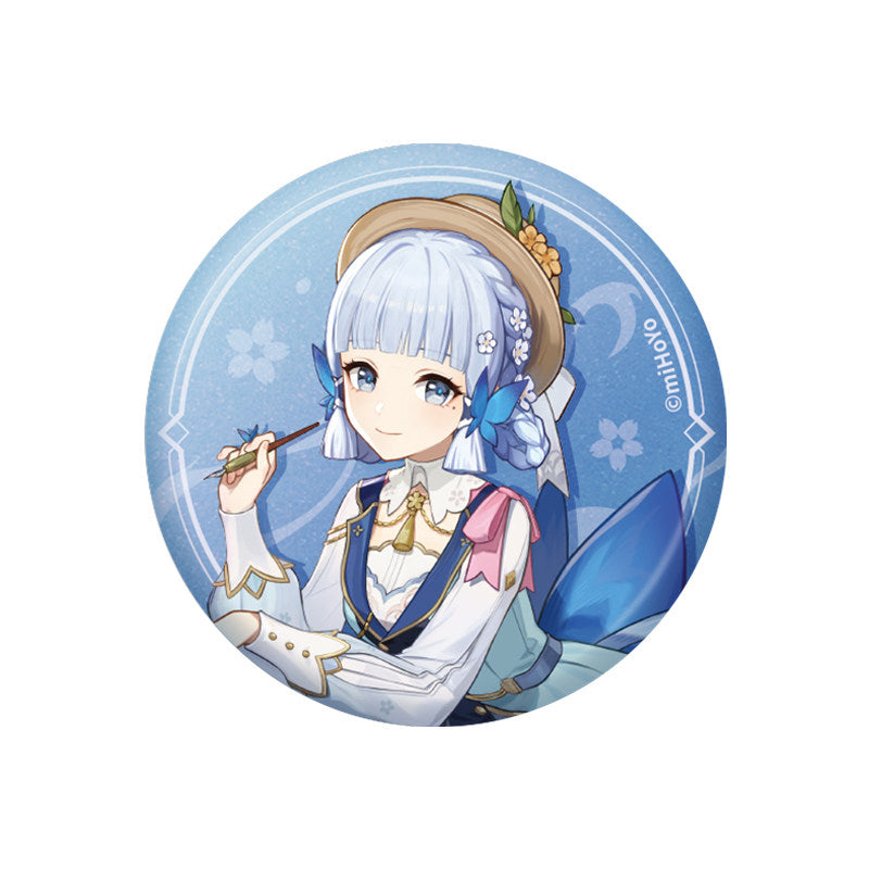 Genshin Impact Kamisato Ayaka Teyvat Series Character Badge Display
