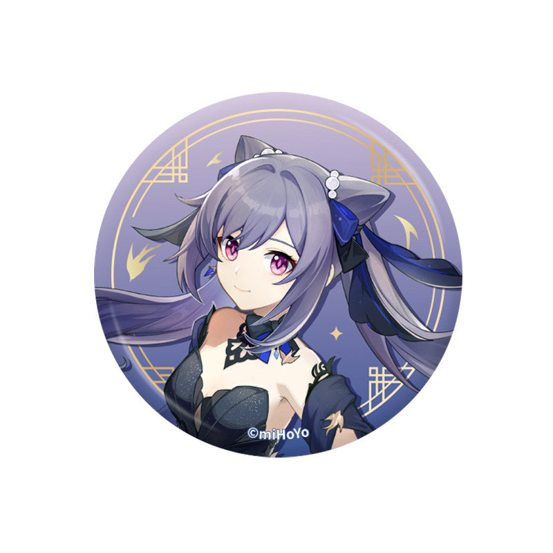 Genshin Impact Keqing Teyvat Series Character Badge Display